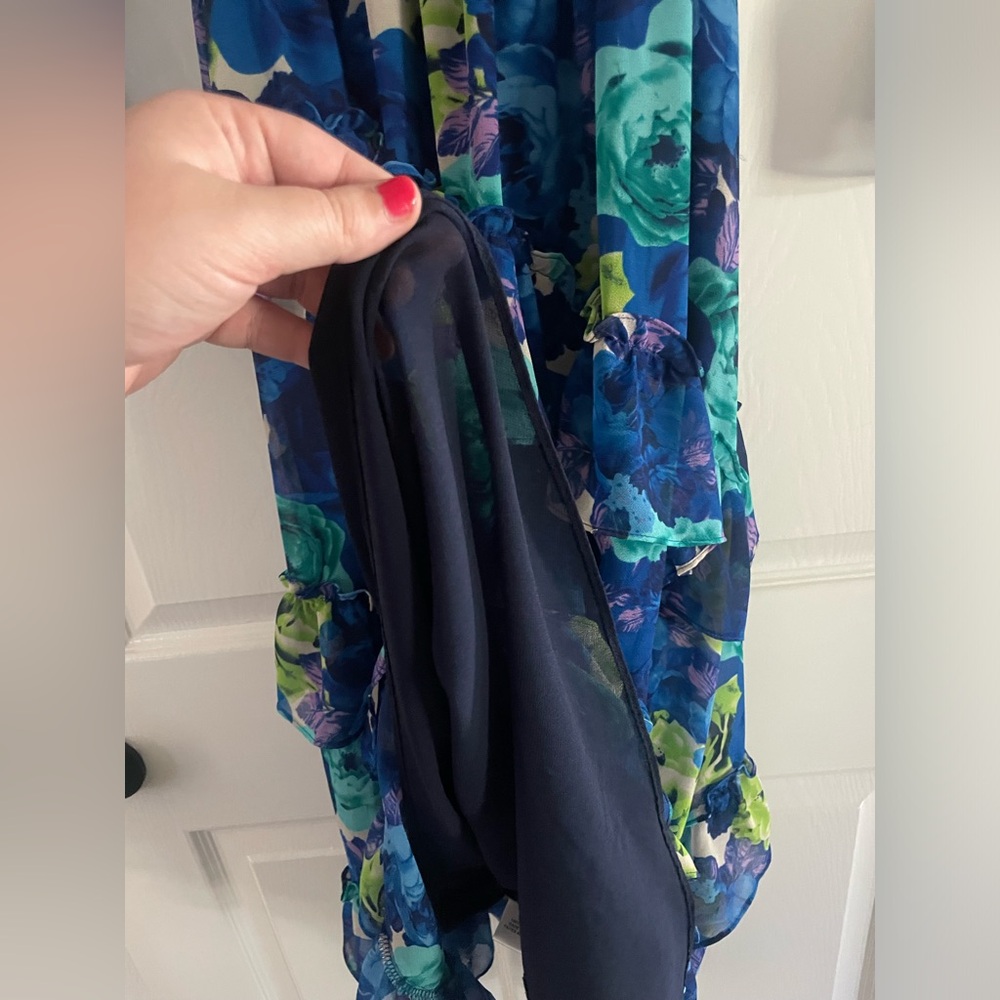 MISA Los Angeles Rania Dress In Blue Maxi - Picture 7 of 13